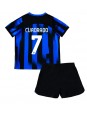 Inter Milan Juan Cuadrado #7 Replika Hemmakläder Barn 2023-24 Kortärmad (+ byxor)